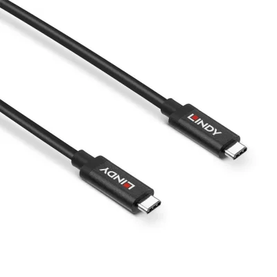 Cablu Lindy LY-43348, Active USB 3.2 Gen 2 C/C, 3m, negru