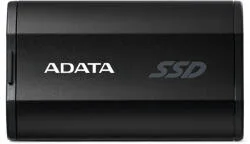 SSD EXTERN ADATA, SD810, USB Type-C, 500 GB, scriere 2000 MB/s / citire2000 MB/s, waterproof, plastic "SD810-500G-CBK" (timbru verde 0.03 lei)