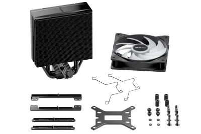 COOLER be quiet "Pure Rock 3 LX" skt. Intel si AMD, racire cu aer, vent. 120mm, 2000 rpm, inaltime 154mm, "BK040" (timbru verde 0.8 lei)