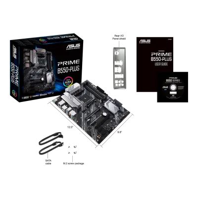 Placa de baza ASUS PRIME B550-PLUS, Socket AM4, DDR4, ATX