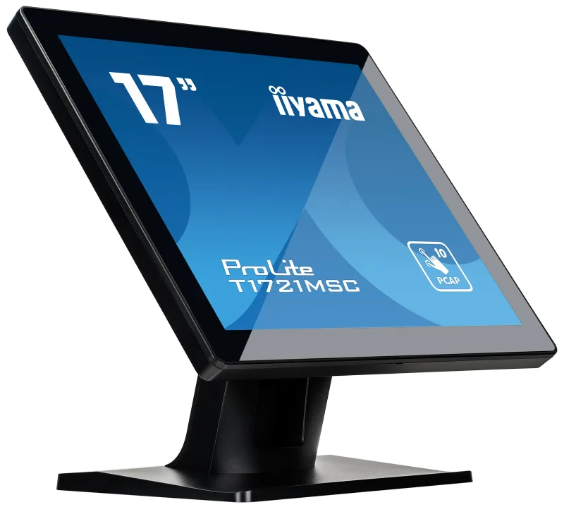 Monitor LED Touchscreen Iiyama ProLite T1721MSC-B2, 17inch, 1280x1024, 5ms, Black "T1721MSC-B2" (timbru verde 7 lei)