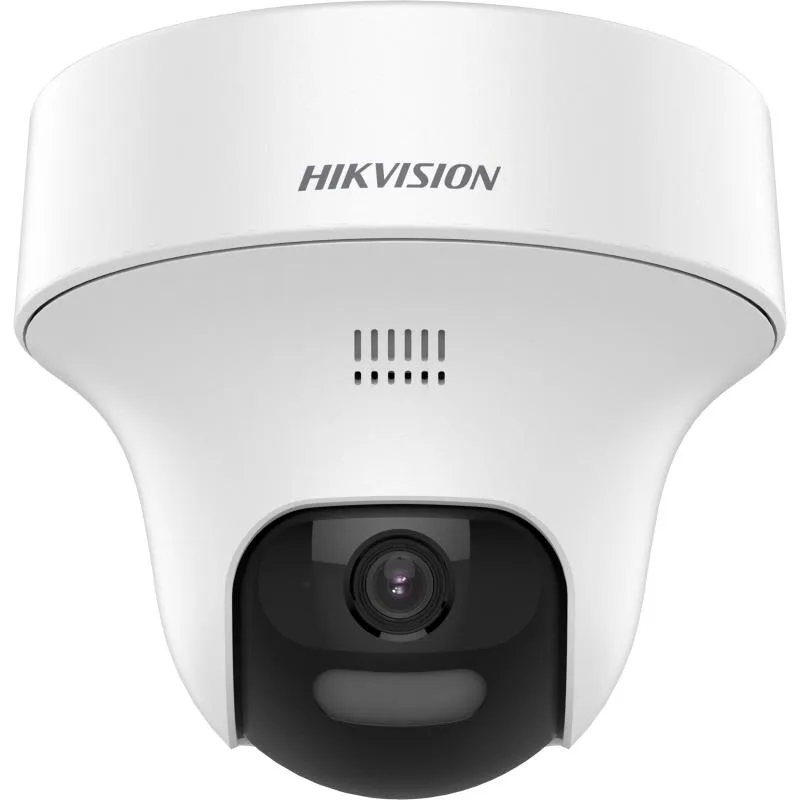 Camera de supraveghere PT 2MP Hikvision DS-2CE70D0T-PTLTS(2.8MM), lentila fixa 2.8mm, iluminare min: 0.01 Lux @ (F1.6, AGC ON), 0 Lux cu lumina alba: 20m, IR: 25m, iesire TVI, alimentare: 12 VDC ± 25%, max. 8.7 W, dimensiuni: Ø123.7 mm × 110.8 mm,