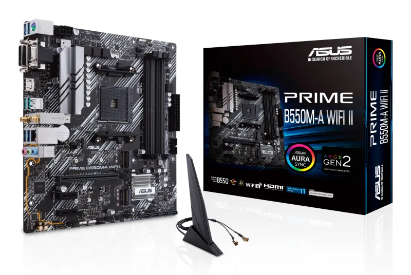 Placa de baza PRIME B550M-A (WI-FI) II AMD B550 socket AM4 mATX "90MB19X0-M0EAY0"