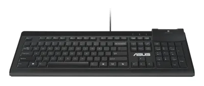 Tastatura cu cititor carduri ASUS Smart Card KU100, USB, Copilot Key (Negru) "90XB05E0-BKB010" (timbru verde 0.8 lei)