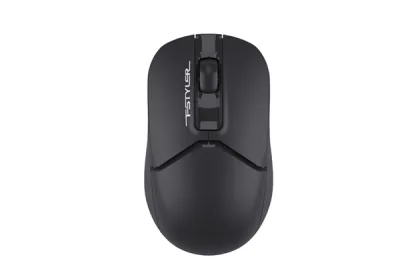 MOUSE A4tech, PC sau NB, wireless, 2.4GHz, optic, 1200 dpi, butoane/scroll 3/1, , negru, "FG12-BK" (timbru verde 0.18 lei)