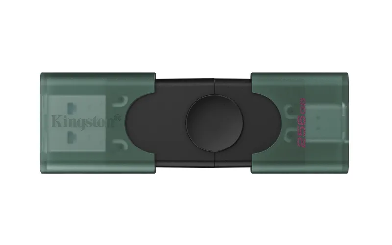 Memorie USB Kingston DataTraveler DuoG2 256 GB, USB Type-A / USB Type-C, Negru