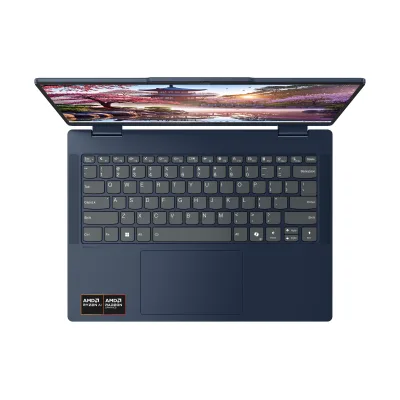 Laptop Lenovo IdeaPad 5 2-in-1 14AKP10, 14" WUXGA (1920x1200) IPS 300nits Glossy, 45% NTSC, 60Hz, TÜV Low Blue Light, Glass, Touch, AMD Ryzen™ AI 5 330 (4C / 8T, 2.0 / 4.5GHz, 4MB L2 / 8MB L3), video Integrated AMD Radeon™ 820M Graphics, RAM 1x 8GB