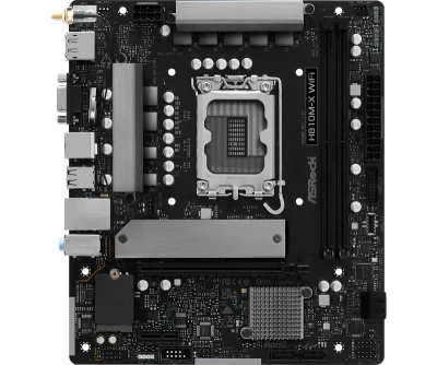 Placa de baza ASRock H810M-X WiFi, Socket 1851, DDR5, Micro-ATX