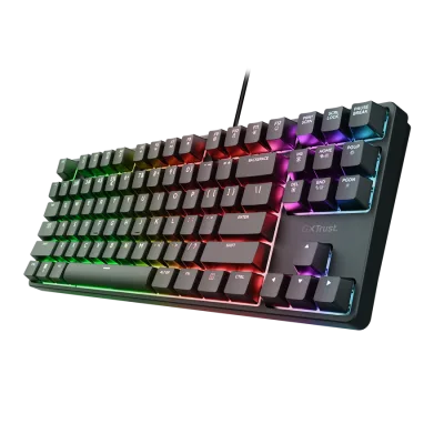 Tastatura Mecanica Gaming Trust GXT 864 Cada, RGB, USB, negru