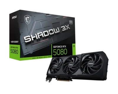 Placa video MSI GEFORCE RTX 5080, 16GB GDDR7, PCI Express 5.0, 256-bit