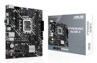 Placa de baza PRIME H610M-D Intel H610 mATX LGA1700 DDR5 "90MB1G80-M0EAY0"