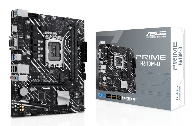 Placa de baza PRIME H610M-D Intel H610 mATX LGA1700 DDR5 "90MB1G80-M0EAY0"