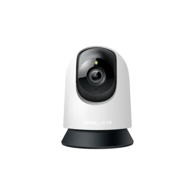 CAMERA IP Mercusys, wireless, cube, pt. interior, dist. IR 9 m, tip lentila fixa 4 mm, 2 Mpx, microfon, carcasa plastic, slot SD card, "MC200" (timbru verde 0.8 lei)