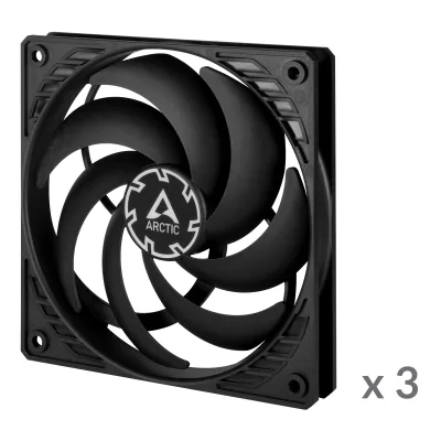VENTILATOR ARCTIC PC, P12 SLIM PWM PST - 3 Pack,"ACFAN00275A"