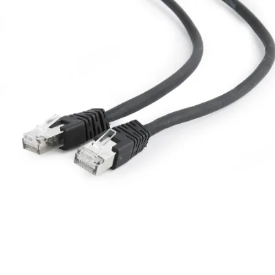 PATCH CORD S/FTP GEMBIRD Cat6a, LSZH, cupru, 1.5 m, negru, AWG27, dublu ecranat "PP6A-LSZHCU-BK-1.5M" (timbru verde 0.18 lei)