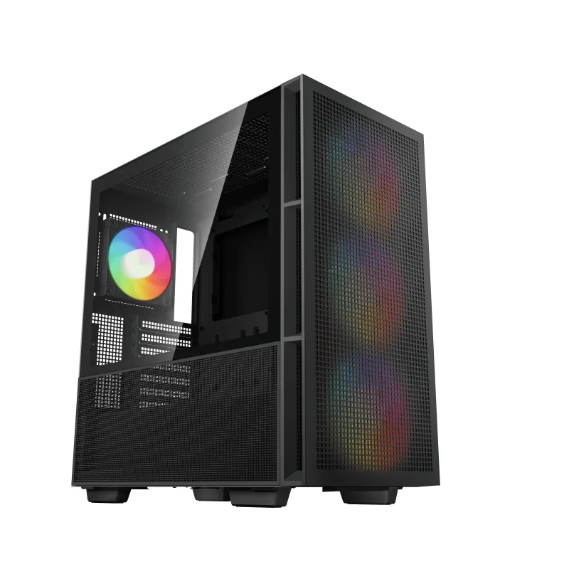 CARCASE DeepCool "CH560" Middle Tower ATX, USB3.0xxxx2, Audioxxxx1, negru, "R-CH560-BKAPE4-G-1" (timbru verde 0.32 lei)