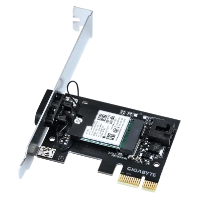Adaptor wireless GIGABYTE Placa de retea Wireless GC-WIFI6E, Wi-Fi 6E, Bluetooth 5.2, PCIe  "GC-WIFI6E"