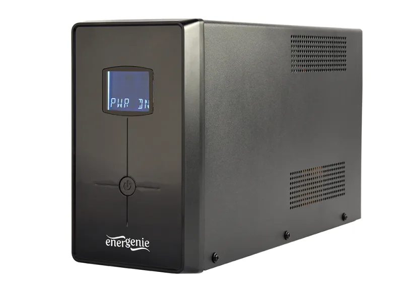 UPS GEMBIRD, Line Int. cu management, mini tower, 2000VA/1200W, AVR, IEC x 3/ Schuko x 2, 2 x baterie 12V/9Ah, display LCD, back-up 1 - 10 min., "EG-UPS-035", (timbru verde 11 lei)
