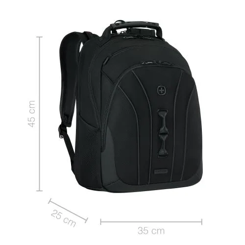 Wenger, Legacy Black Series, 16" Laptop Backpack, Black "653629"