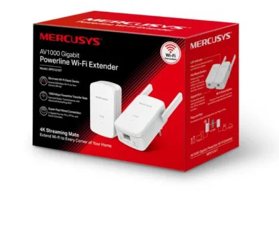 Access point MERCUSYS AV1000 Gigabit Powerline WiFi Kit, Gigabit, Single - Band