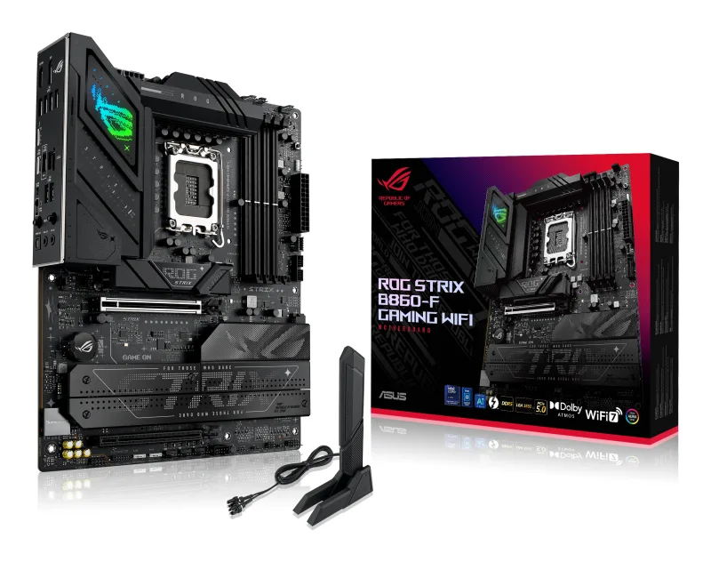 Placa de baza ROG STRIX B860-F GAMING WIFI, Intel B860, Socket 1851, ATX "90MB1JG0-M0EAY0"