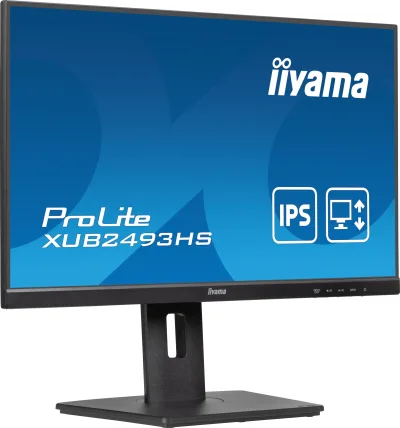 IIYAMA XUB2493HS-B6 24inch ETE IPS-panel 1920x1080 100Hz 250cd/m Speakers HDMI DisplayPort "XUB2493HS-B6" (timbru verde 7 lei)