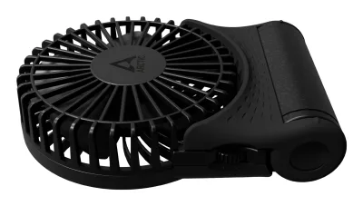VENTILATOR birou ARCTIC "Summair 2Go" 91mm, 5W, 600-4000RPM, portabil, pliabil, alimentare USB, acumulator 5.000mAh, pana la 74 de ore, cablu USBA-C 1.2m inclus, negru, "AEBRZ00027A" (timbru verde 0.18lei)