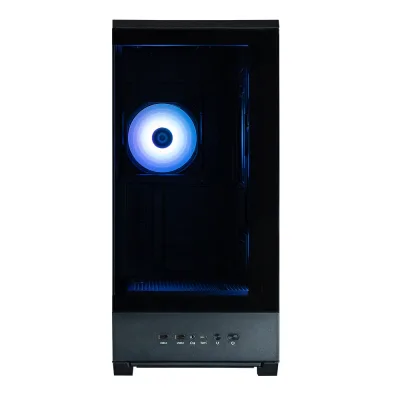 CARCASA Zalman "P50 DS", middle tower, gaming, fara sursa, suporta 10xfan, 4xfan inclus, PSU shroud, USB 3.1 gen1 x 2, audio+mic, 7 sloturi expansiune, negru, "P50 DS Black" (timbru verde 0.32lei)