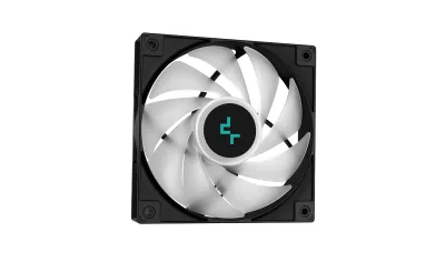 Cooler Deepcool "LS520 SE", compatibil skt. Intel si AMD, racire cu lichid, ventilator 120 mm x 2, 2250 rpm,  iluminat  RGB, "R-LS520-BKAMMM-G-1" (timbru verde 2.00 lei)