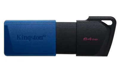 64GB USB3.2 Gen 1 DataTraveler Exodia M (Black + Blue) - 2 Pieces, "DTXM/64GB-2P" (timbru verde 0.03 lei)