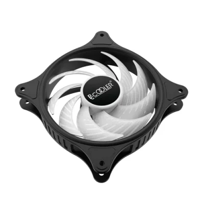 Ventilator PCCooler "FX120", 120mm, 1000 - 2000 RPM, hydraulic bearing, 52.79 cfm, LED ARGB, 4pin PWM, negru, "FX 120 ARGB BK"