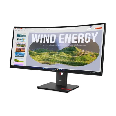MONITOR LCD 34" T34WD-40/64AEGAT1EU LENOVO "64AEGAT1EU" (timbru verde 7 lei)