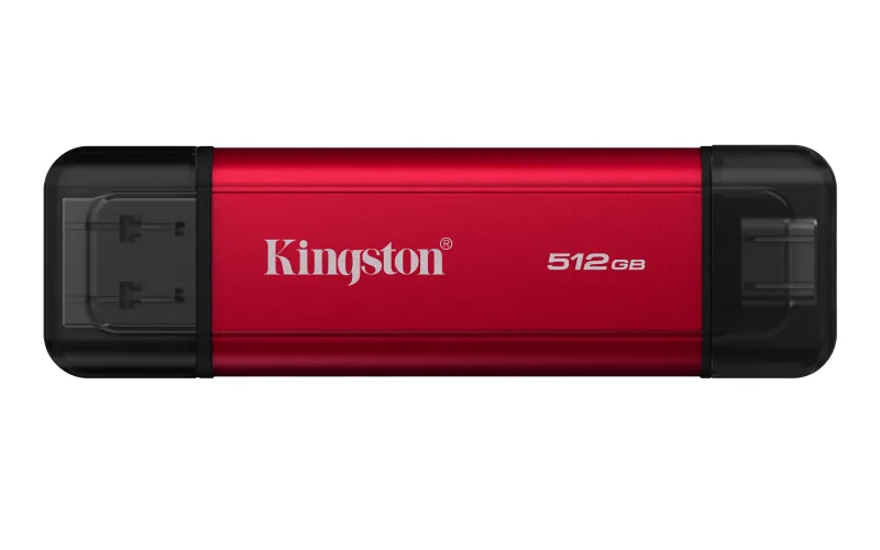 KINGSTON 512GB Dual USB-A/C Portable SSD Up to 1050MB/s USB 3.2 Gen 2 "SPSD/512GB" (timbru verde 0.18 lei)