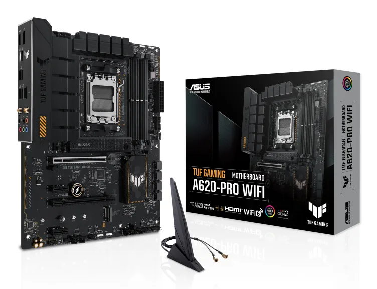 Placa de baza TUF GAMING A620-PRO WIFI AMD, AM5, DDR5, ATX "90MB1FR0-M0EAY0"