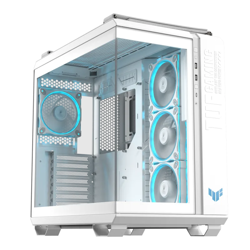Carcasa ASUS TUF GAMING GT502 Horizon TG ARGB White, Mid Tower, White
