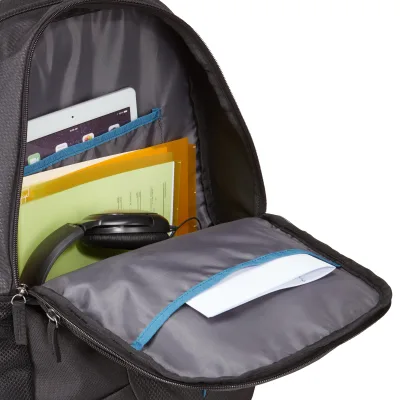 RUCSAC CASE LOGIC, pt. notebook de max. 17.3 inch, 2 compartimente, buzunar frontal | buzunar lateral x 2 | buzunar dorsal, waterproof, poliester, negru, 3203405 "PREV-217 BLACK/MIDNIGHT" 45504690