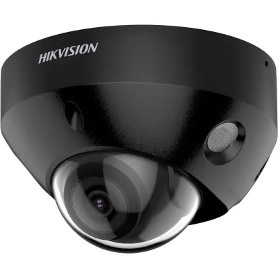 Camera supraveghere Hikvision Mini Dome DS-2CD2547G2-LS(2.8mm)(C) (BLACK), 4MP, WDR 130dB,24/7 colorful imaging, 1/1.8" Progressive Scan CMOS, IR 30M, 1 RJ45 10 M/100 M self-adaptive Ethernet port,Built-in memory card slot, support microSD card, up to 256