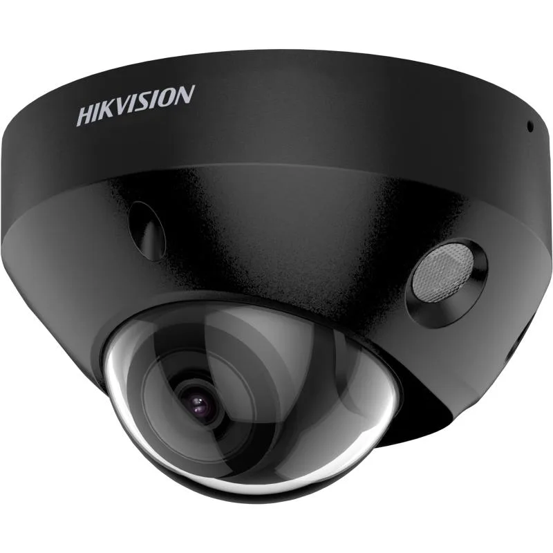 Camera supraveghere Hikvision Mini Dome DS-2CD2547G2-LS(2.8mm)(C) (BLACK), 4MP, WDR 130dB,24/7 colorful imaging, 1/1.8" Progressive Scan CMOS, IR 30M, 1 RJ45 10 M/100 M self-adaptive Ethernet port,Built-in memory card slot, support microSD card, up to 256