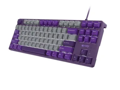Tastatura Mecanica Gaming Fury Kanabo K2, USB, gri-violet