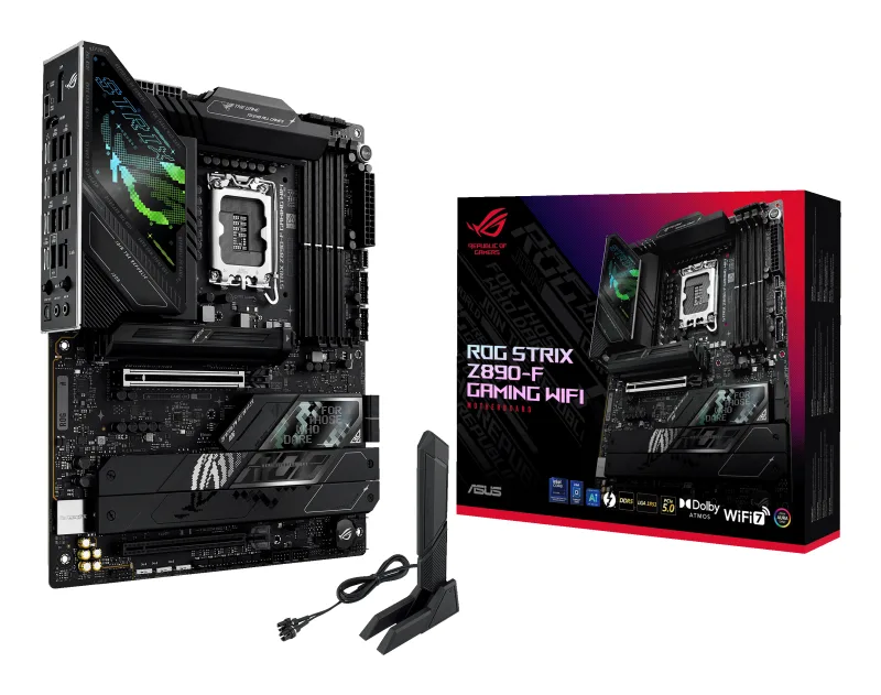 Placa de baza ASUS ROG STRIX Z890-F GAMING WIFI Intel Z890 LGA 1851 (Socket V1) ATX "90MB1I40-M0EAY0"