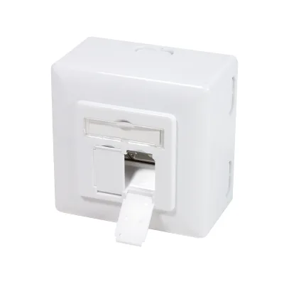 PRIZA RJ-45 aplicabila cu 2 iesiri | PRIZA RJ-45 incastrabila cu 2 iesiri LOGILINK pt. cablu FTP, Cat6, Krone (LSA) x 2 | RJ-45 (M) x 2, ecranat, plastic cu metal, 1 buc, "NP0039A"