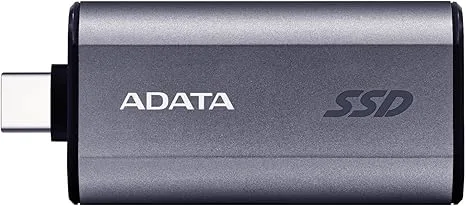 SSD EXTERN ADATA, USB Type-C, 500 GB, scriere 1050 MB/s / citire1000 MB/s, metalic "SC750-500G-CCBK" (timbru verde 0.03 lei)