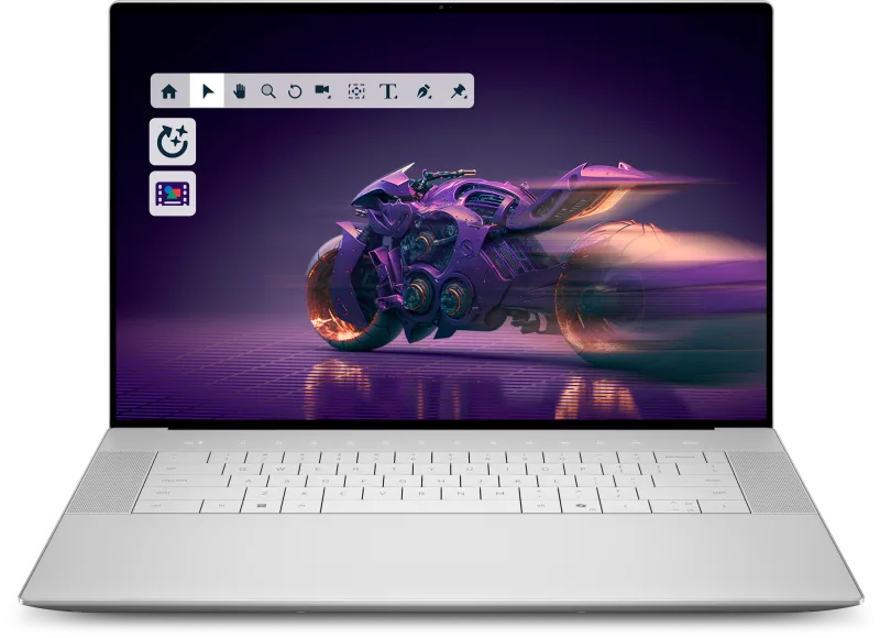 Laptop Consumer DELL 16 Premium DA16250, cu procesor Intel Core Ultra 9 285H, 16.3'' OLED, 64 GB LPDDR5x, 4 TB, NVIDIA GeForce RTX 5070, 8GB GDDR7, Windows 11 Pro, 3 ani Garantie