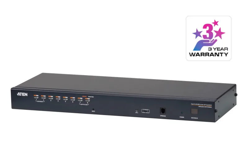 1L/Remote 8-Port Cat 5 KVM Over IP SW "KH1508AI-AX-G" (timbru verde 0.8 lei)