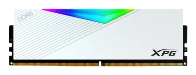 Memorie DDR Adata - gaming DDR5 32GB, frecventa 6400MHz, latenta CL32, 16GB x 2 module, radiator alb, iluminare RGB, XPG LANCER RGB "AX5U6400C3216G-DCLARWH"