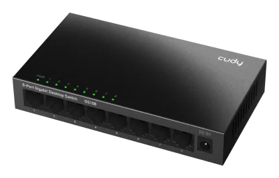 CUDY 8-Port Gigabit Metal Switch "GS108" (timbru verde 2 lei)