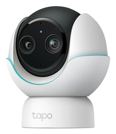 CAMERA IP TP-LINK, dual lens, baby monitor, wireless, cube, pt. interior 360 grade, dist. IR 9 m, tip lentila fixa 4 mm, 4 Mpx 2K, microfon, carcasa plastic, slot SD card, "Tapo C840" (timbru verde 0.8 lei)
