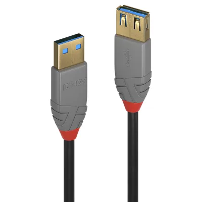 Cablu Lindy 2m USB 3.2 Type Ext Anthra "LY-36762" (timbru verde 0.08 lei)