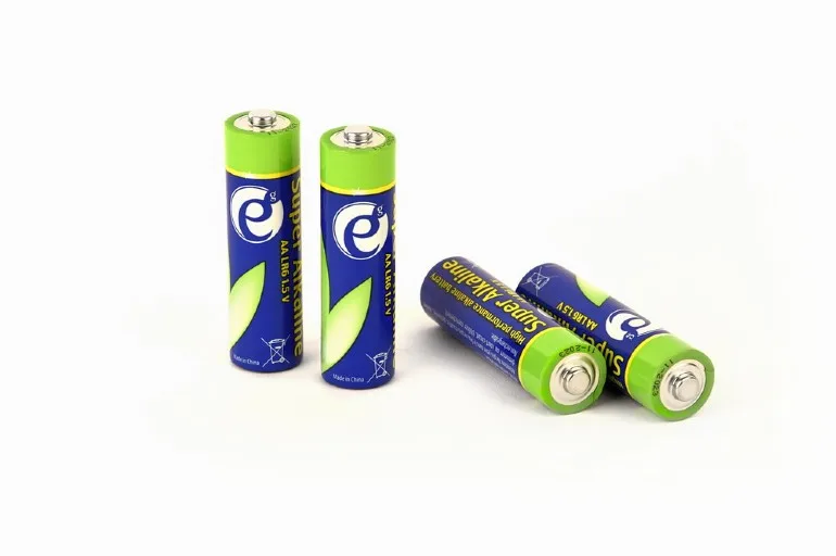 BATERIE GEMBIRD  AA (R6), 1.5V alcalina,  4 buc., "EG-BA-AA4-01" (timbru verde 0.32 lei)