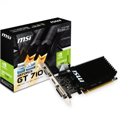 Placa video MSI GeForce GT 710, 2GB DDR3, PCI Express 2.0, 64-bit